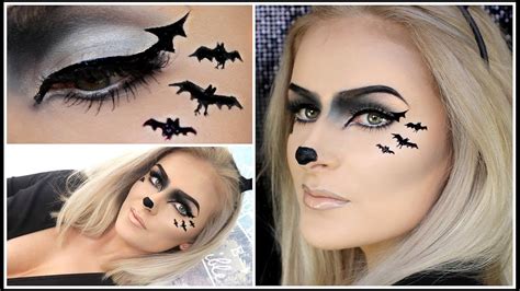 easy bat makeup|realistic bat makeup.